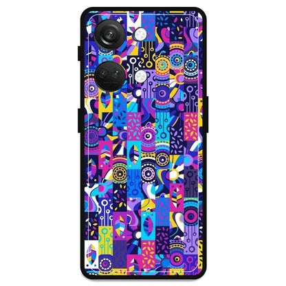 Purple Geometric Art - Armor Case For OnePlus Models OnePlus Nord 3