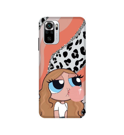 Peach Print Baddie Girl - Hard Cases For Redmi Models