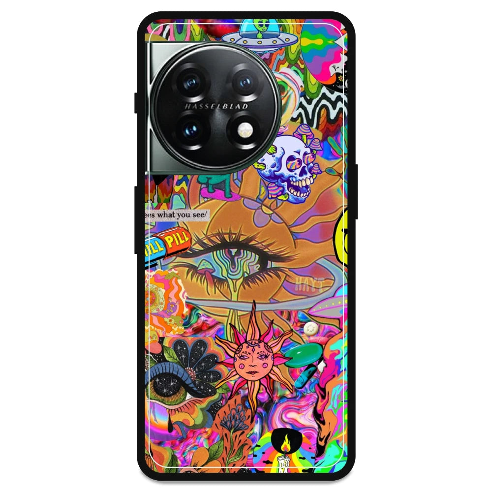 Trippy Collage - Armor Case For OnePlus Models OnePlus 11