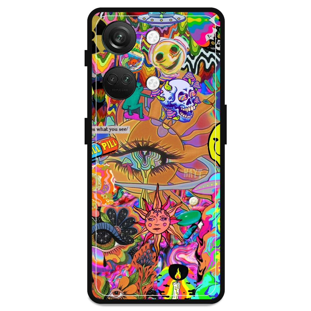 Trippy Collage - Armor Case For OnePlus Models OnePlus Nord 3