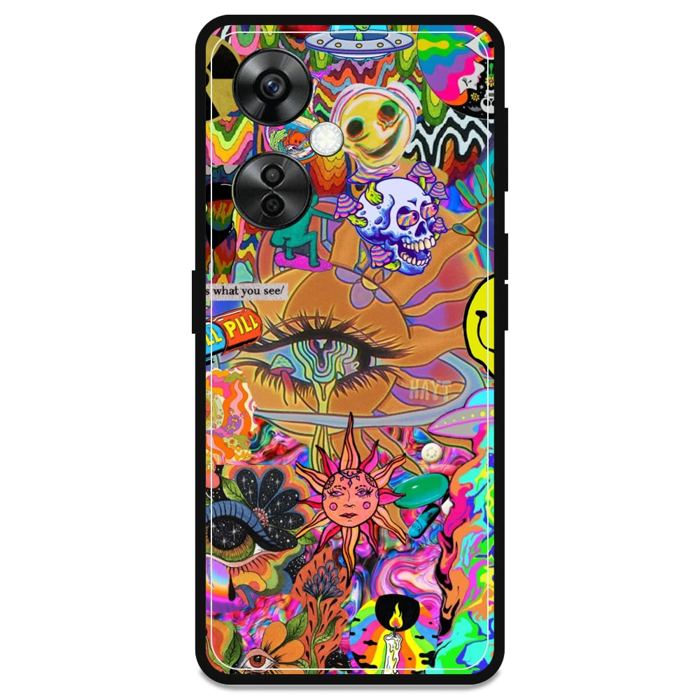 Trippy Collage - Armor Case For OnePlus Models OnePlus Nord CE 3 lite