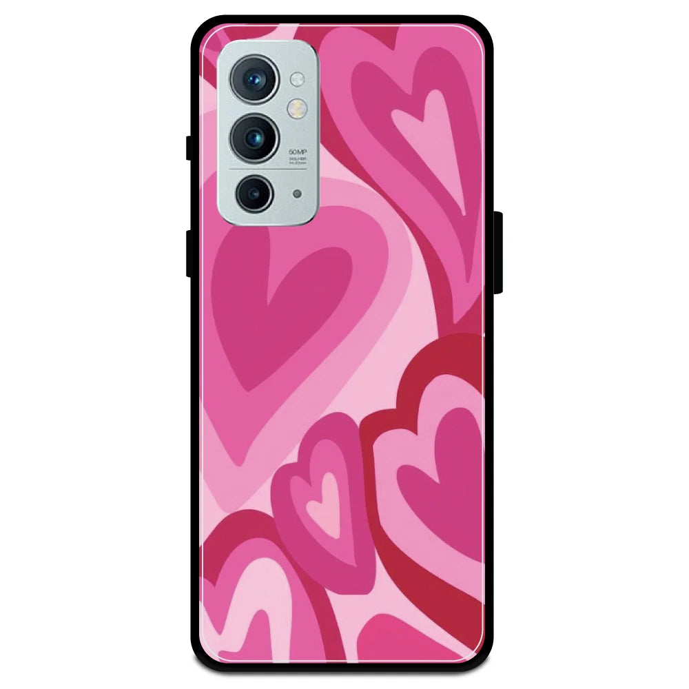 Pink Mini Hearts Armor Case OnePlus 9RT