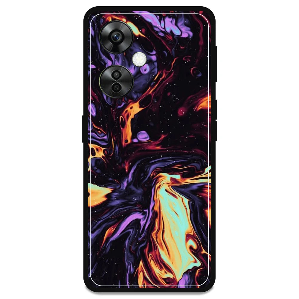 Purple & Orange Swirl - Armor Case For OnePlus Models OnePlus Nord CE 3 lite