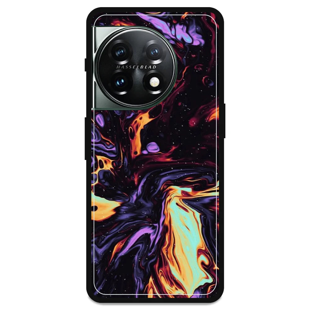 Purple & Orange Swirl - Armor Case For OnePlus Models OnePlus 11