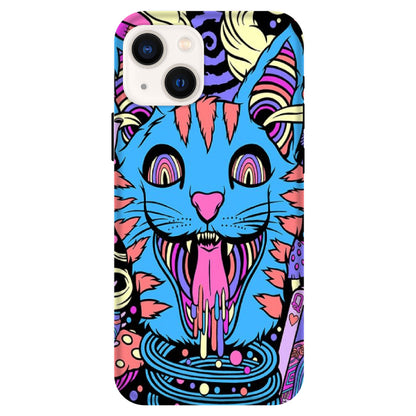Cat Psychedelic Art - Hard Cases For iPhone Models
