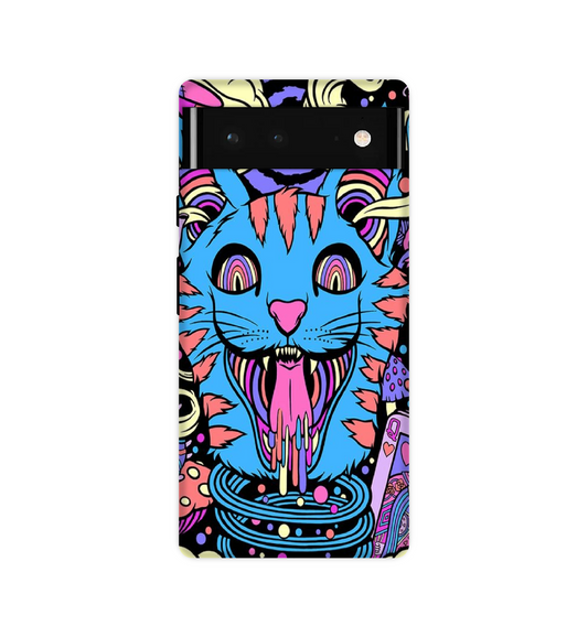 Cat Psychedelic Art - Hard Cases For Google Models