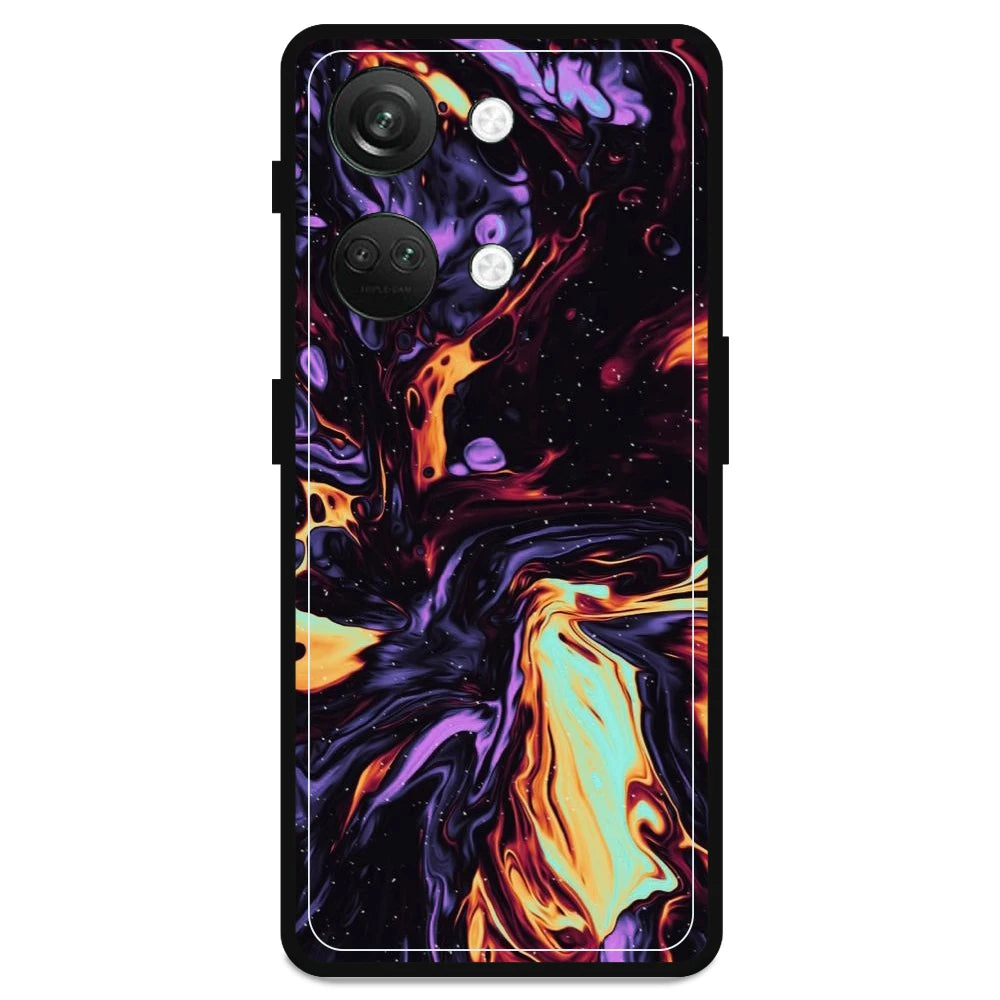 Purple & Orange Swirl - Armor Case For OnePlus Models OnePlus Nord 3