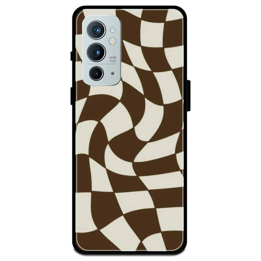 Brown Checks Armor Case OnePlus 9RT