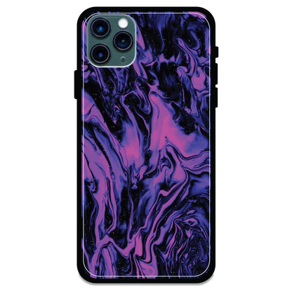 Purple Swirl - Armor Case For Apple iPhone Models 11 Pro