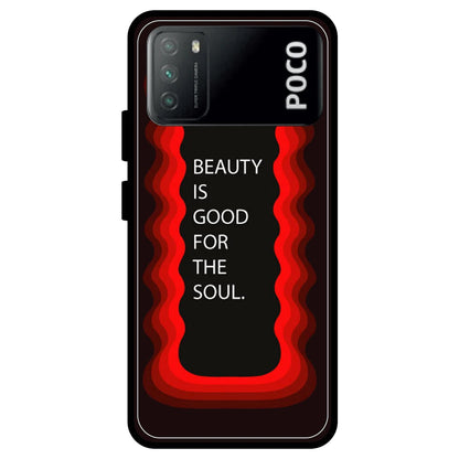 'Beauty Is Good For The Soul' - Armor Case For Poco Models Poco M3