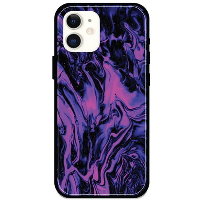 Purple Swirl - Armor Case For Apple iPhone Models 12