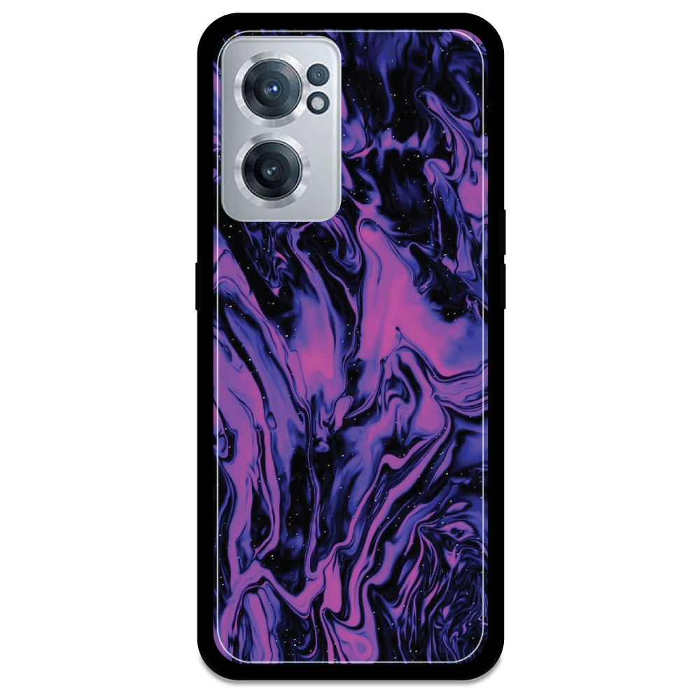Purple Swirl - Armor Case For OnePlus Models One Plus Nord CE 2 5G