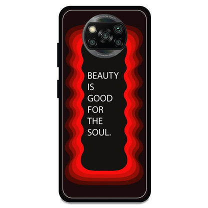 'Beauty Is Good For The Soul' - Armor Case For Poco Models Poco X3