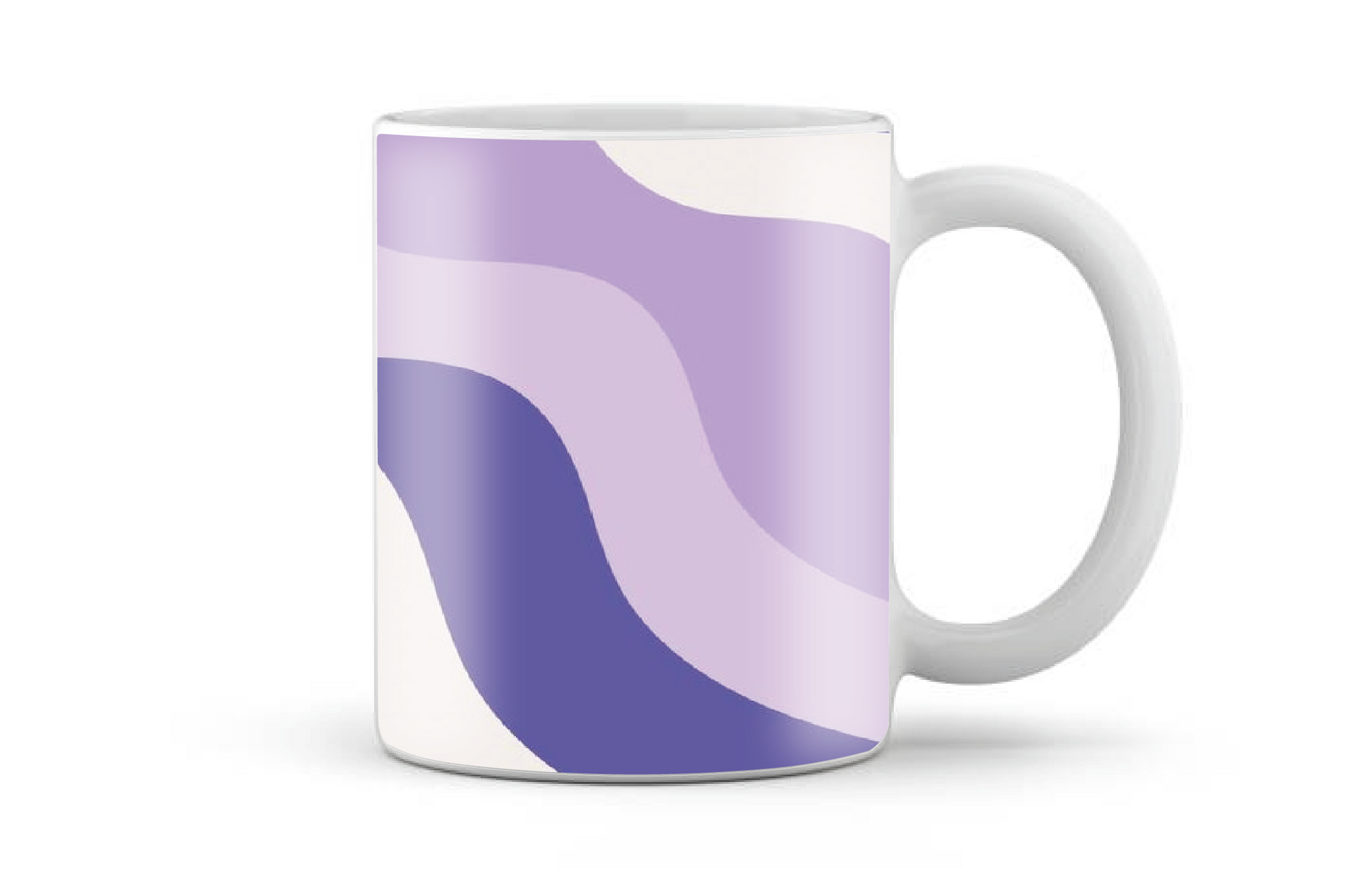 Purple Waves - Mug white