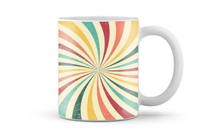 Rainbow Spiral - Mug white