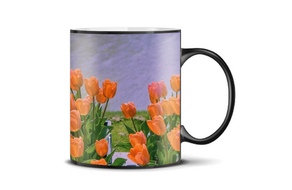 Tulips - Mug black