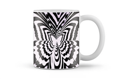 Zebra Butterfly - Mug white