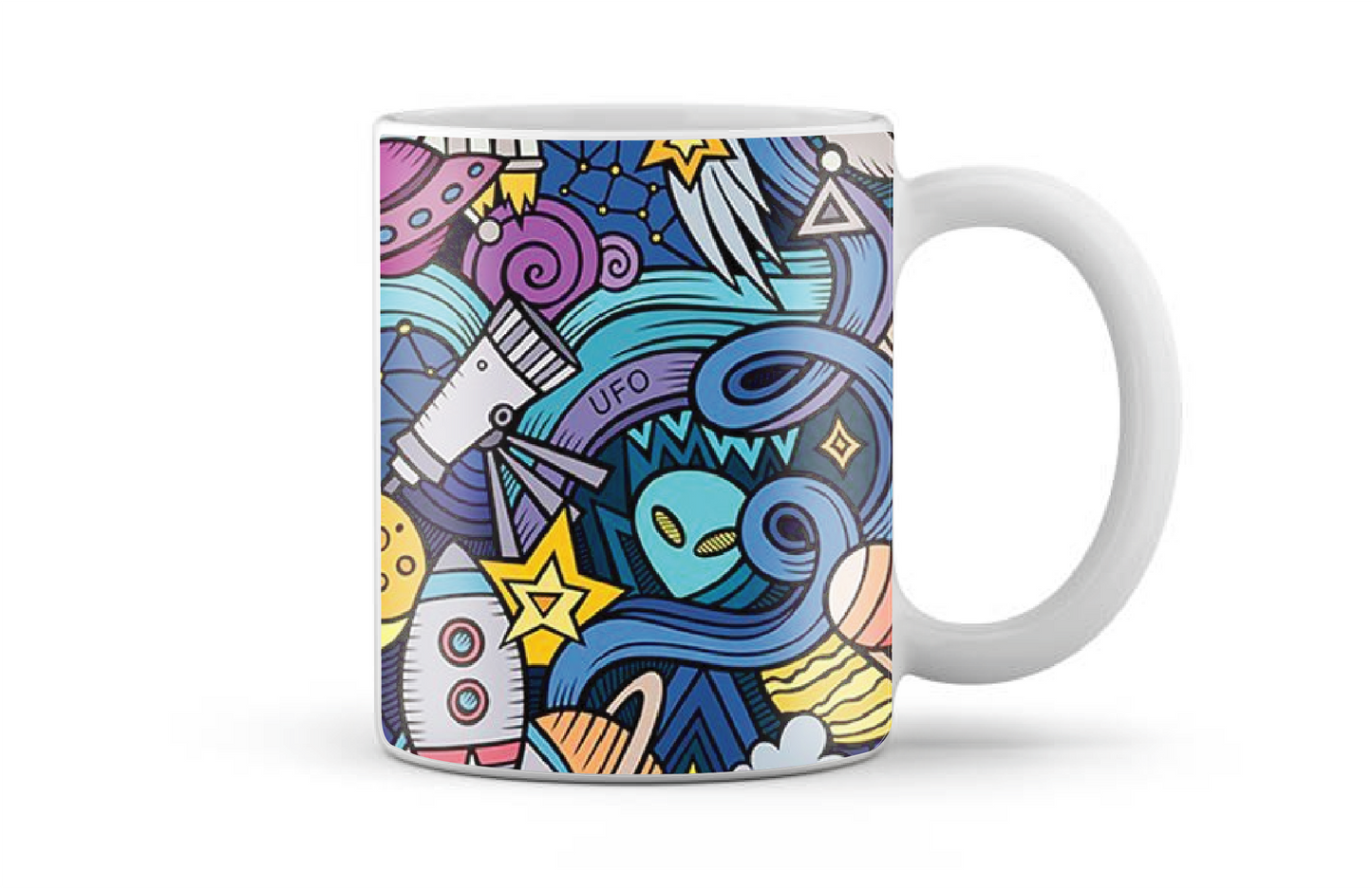 Doodles - Mug white