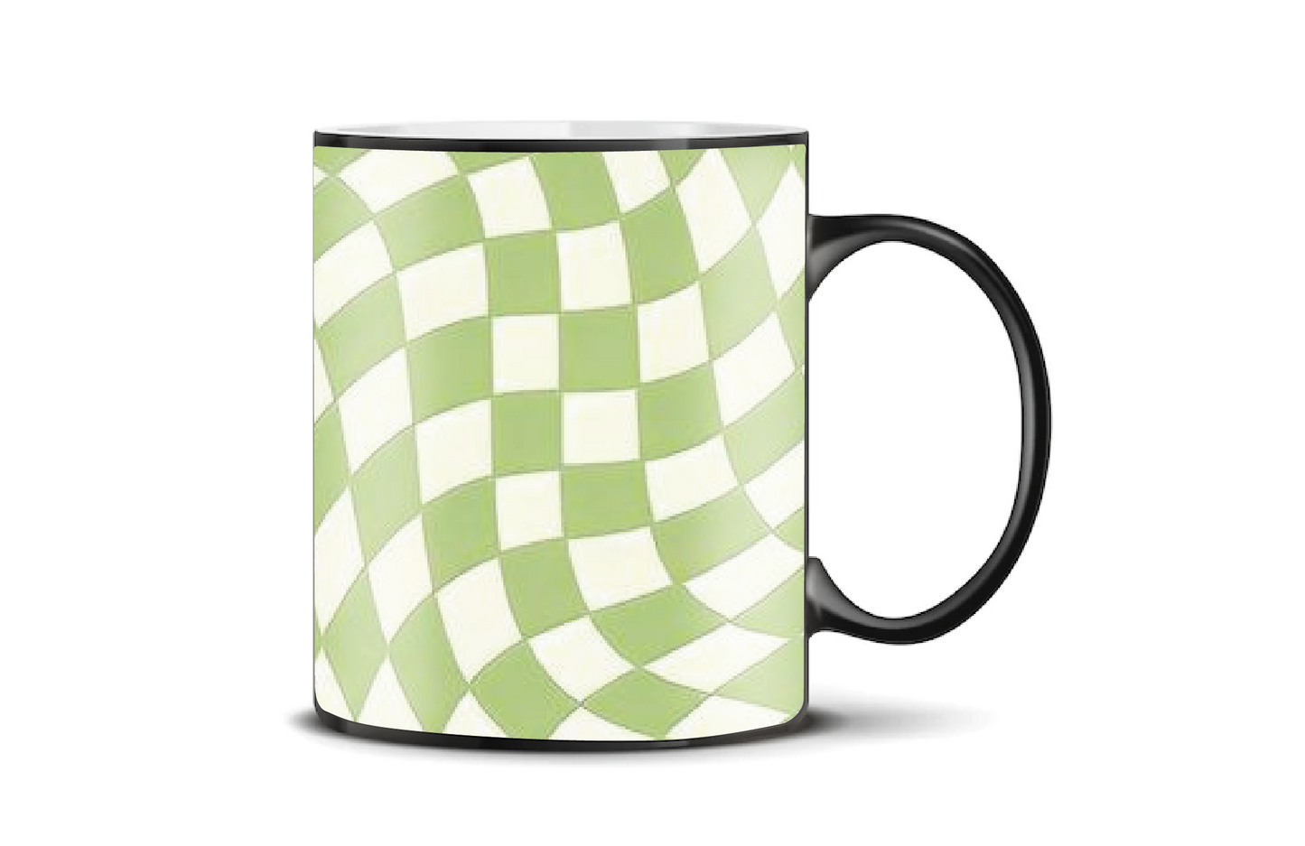 Green Checks - Mug black