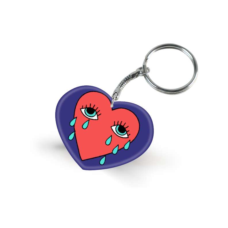 Heart Crying Tarot- Keychain