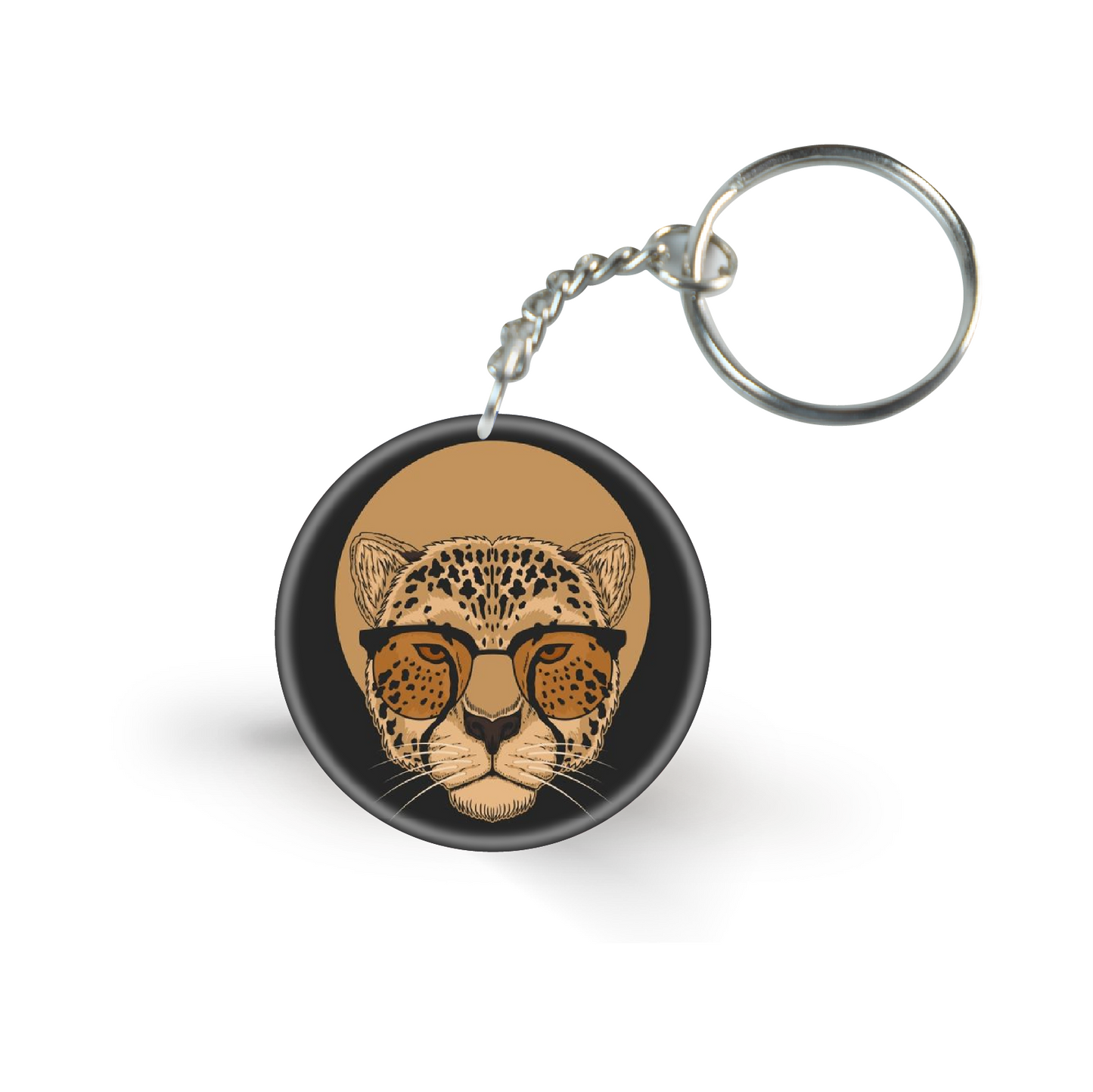 Cheetah With Sunglasses- Keychain