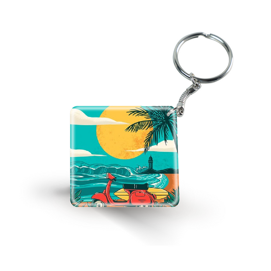 Beach Aesthetic- Keychain