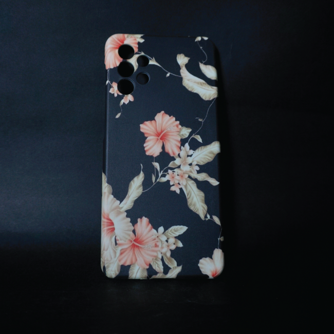 Black Floral Hard Case - Samsung Galaxy A32 5G