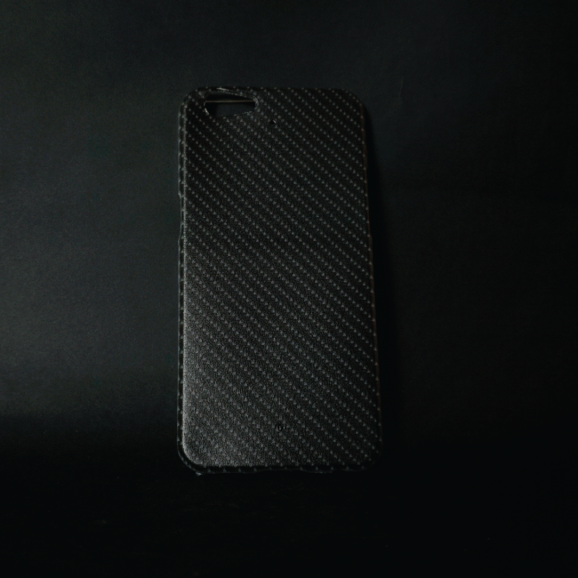 Black Leather Silicon Case- Oppo A57