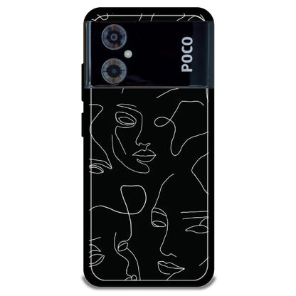 Two Faced - Armor Case For Poco Models Poco M4 5G