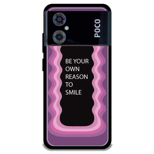 'Be Your Own Reason To Smile' - Armor Case For Poco Models Poco M4 5G