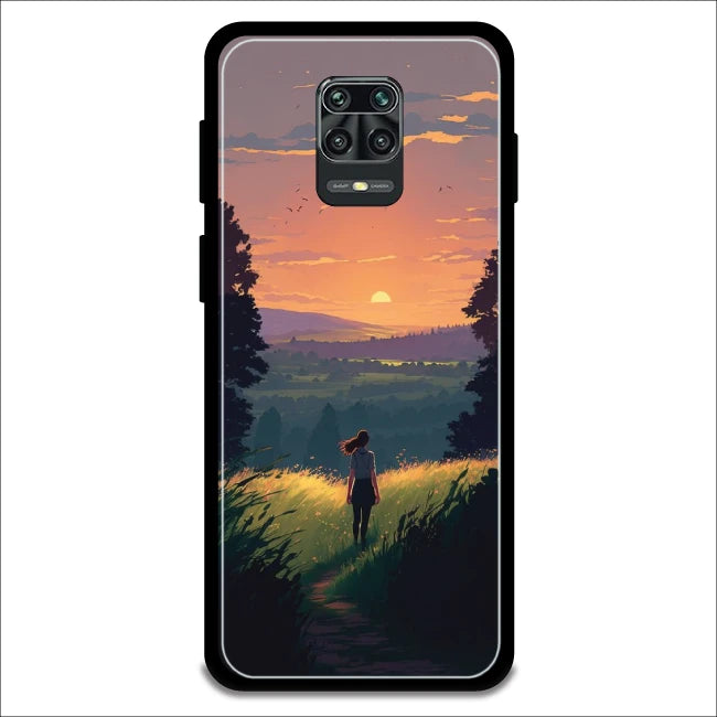 Girl & The Mountains - Armor Case For Redmi Models 9 Pro Max