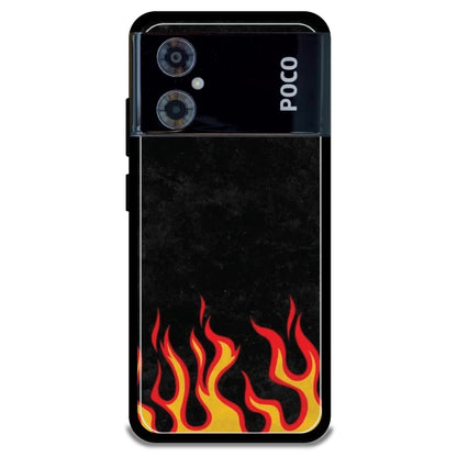 Low Flames - Armor Case For Poco Models Poco M4 5G