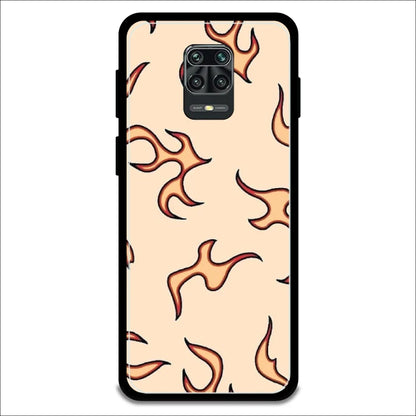 Yellow Flames - Armor Case For Redmi Models 9 Pro Max