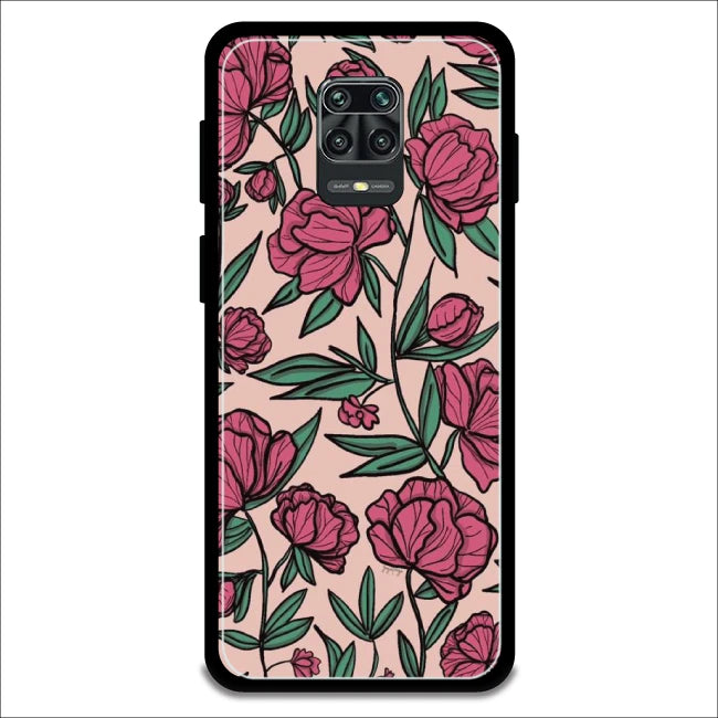 Pink Roses - Armor Case For Redmi Models 9 Pro Max