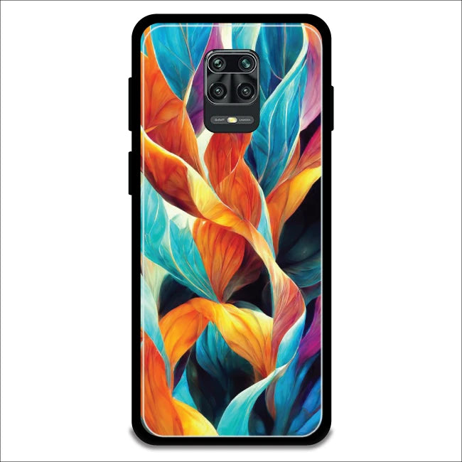 Leaves Abstract Art - Armor Case For Redmi Models 9 Pro Max
