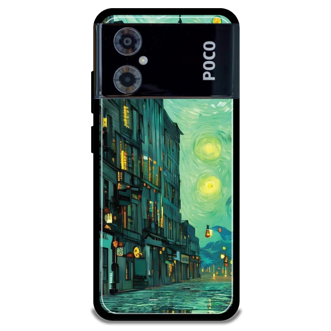 Van Gogh Green Art - Armor Case For Poco Models Poco M4 5G