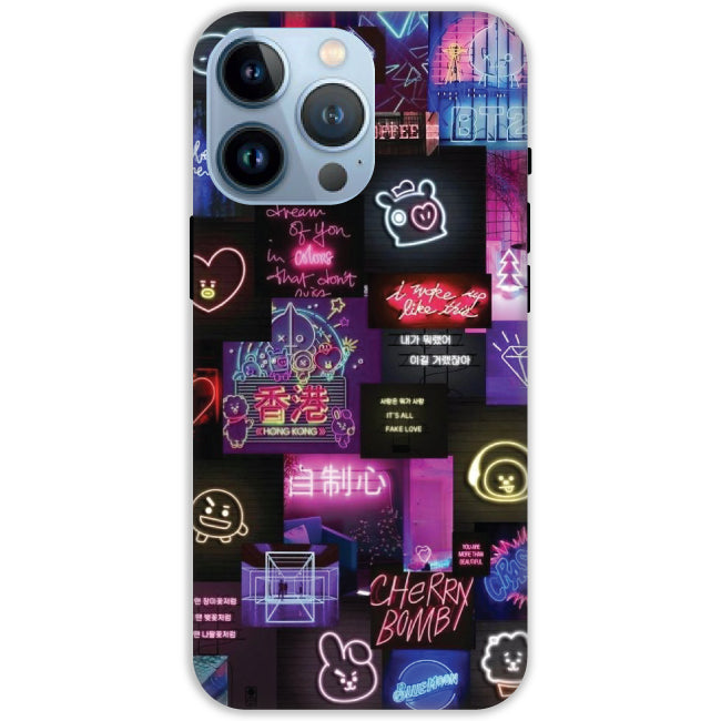 Neon Collage - Hard Cases For iPhone Models