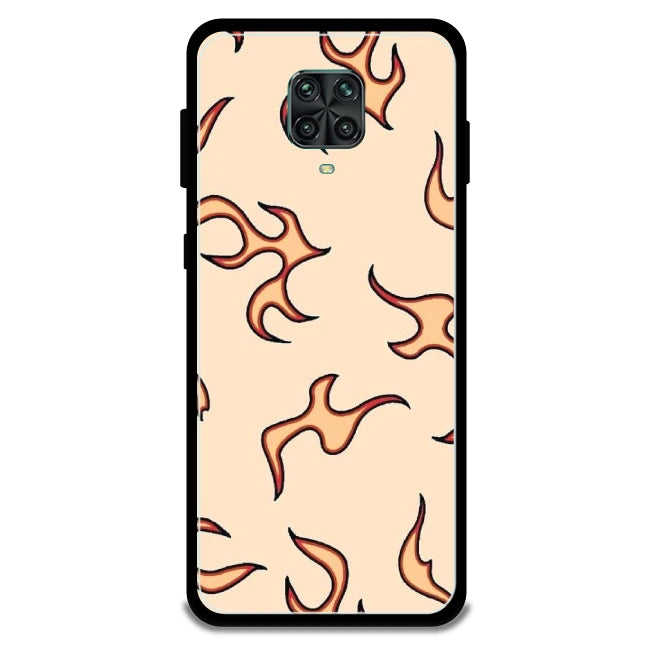 Yellow Flames - Armor Case For Redmi Models 9 Pro