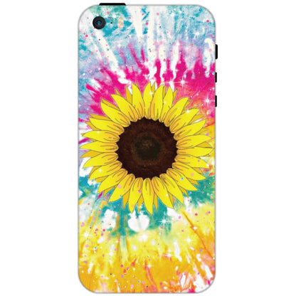 Sunflower Tie Dye - Hard Cases For Apple iPhone Models