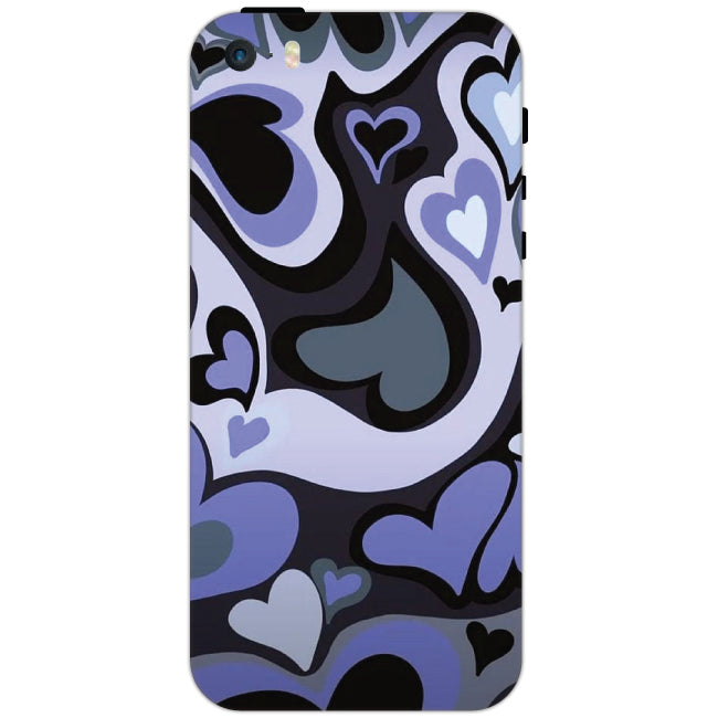Purple Mini Hearts - Hard Cases For Apple iPhone Models