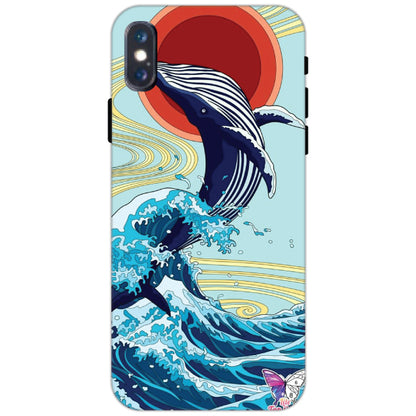 Whale & Waves - Hard Cases For Apple iPhone Models